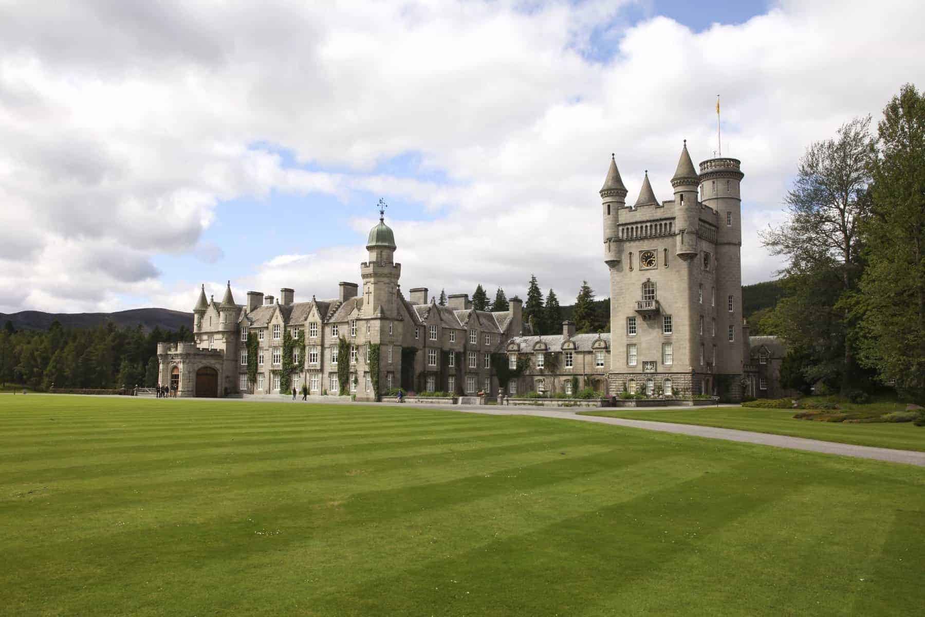 Balmoral castle in Scotland, holiday home of British royalty