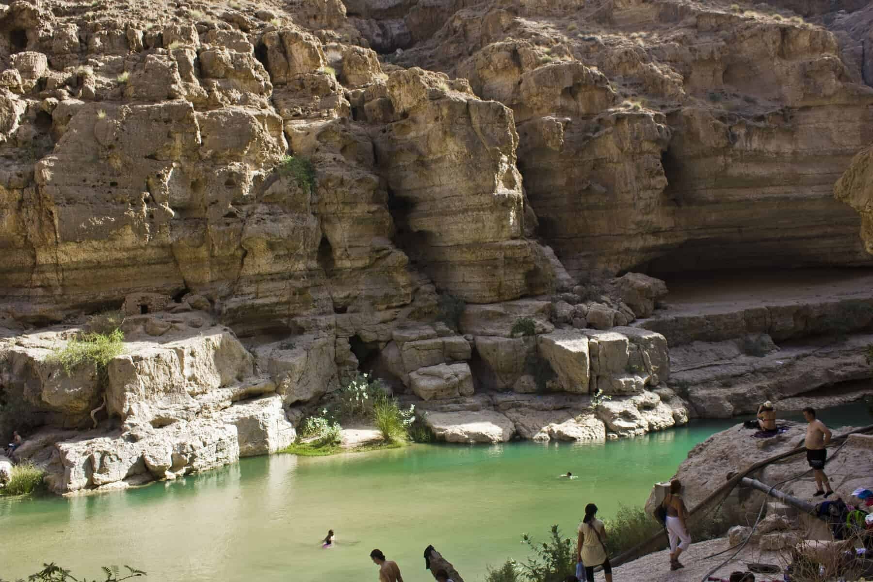 Wadi Shab Oasis in Oman