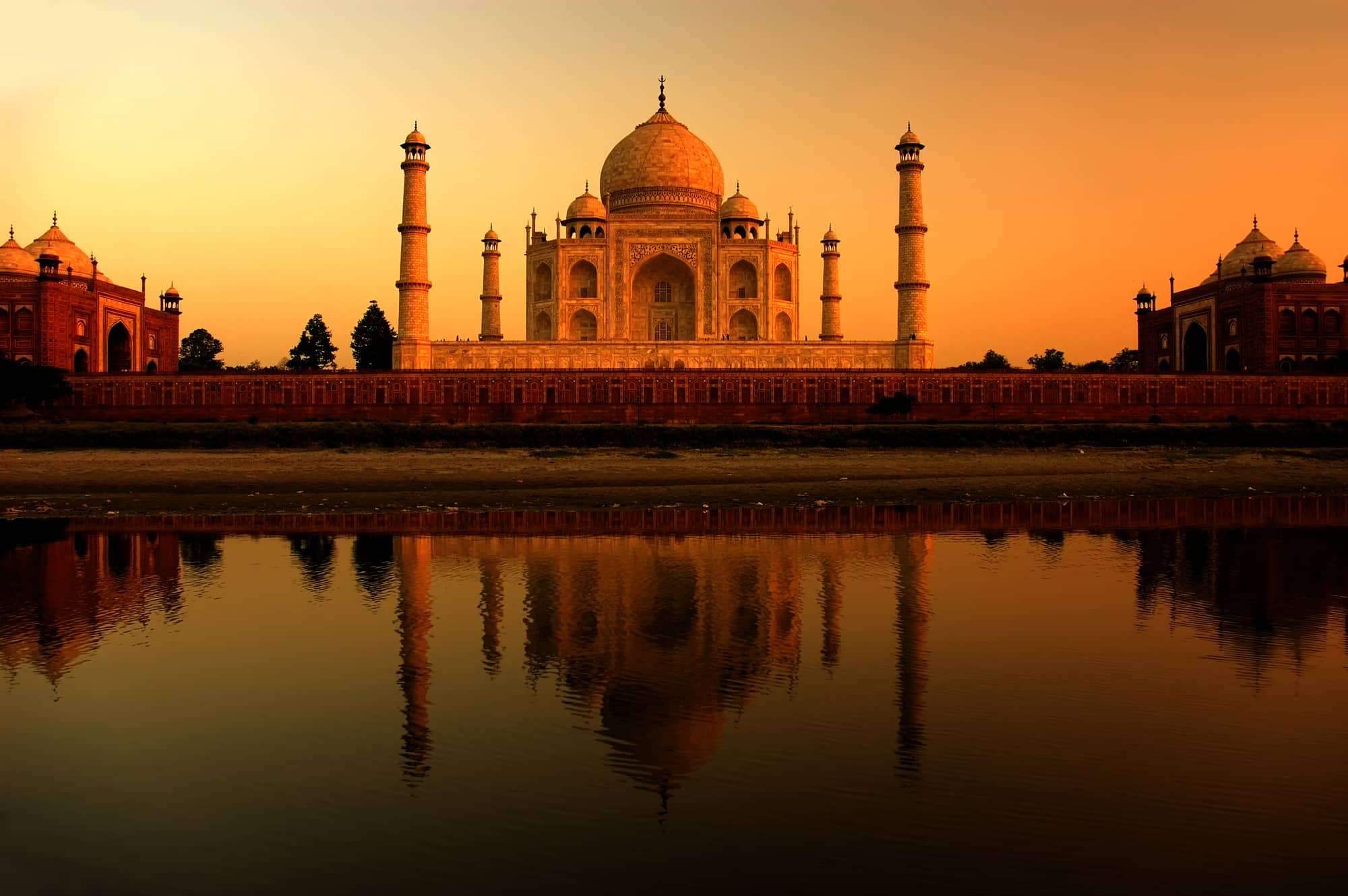 Taj Mahal in Agra, india